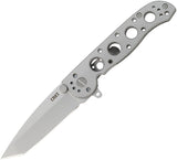 CRKT M16 Framelock Bead Blast Stainless Folding 12C27 Tanto Pocket Knife 02SSXX