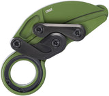 CRKT Provoke Kinematic Green & Black Aluminum Folding D2 Steel Knife 4040BG