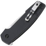 CRKT Cottidae Linerlock Black Aluminum Handle D2 Folding Knife 6321