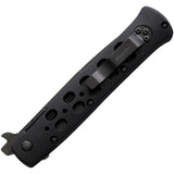 Cold Steel Ti-Lite Pocket Knife Linerlock Black Zy-Ex Folding AUS-8A 26SPBKBK