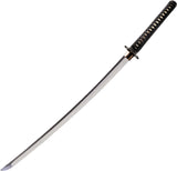 Cold Steel 40.75" Katana Warrior Series 1060 Carbon Steel Black Rayskin Sword 88BK