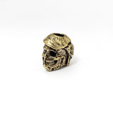 Coeburn Tool Brass Trump Head & Skull Lanyard Knife Bead Accessory T3004