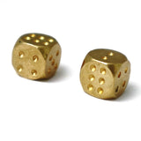Coeburn Tool Solid Brass Playing Dice Set of 2 CT596