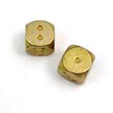 Coeburn Tool Solid Brass Playing Dice Set of 2 CT596