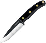 Condor Juliet Black Micarta 440C Stainless Fixed Blade Knife w/ Sheath 106042SS