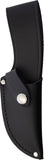 Cudeman Guthook Black Rubber Vanadium Molybdenum Fixed Blade Knife w/ Sheath 133H