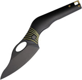 Cavol Amuse Framelock Black & Gold Titanium Folding Bohler M390 Pocket Knife C04DDW