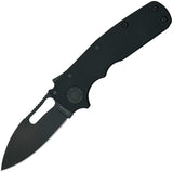 Demko Shark Cub Shark-Lock Stealth Black Aluminum Folding 20CV Pocket Knife 19229