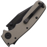 Demko Shark Cub Shark-Lock Artillery Gray Aluminum Folding CPM-20CV Pocket Knife 19230