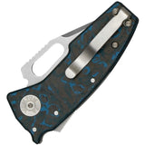 Demko Nano Shark Shark-Lock Arctic Storm Carbon Fiber Folding 20CV Clip Pt Knife 19246