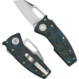 Demko Nano Shark Shark-Lock Arctic Storm Carbon Fiber Folding 20CV Shark Foot Knife 19247