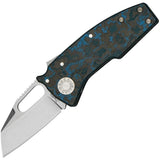 Demko Nano Shark Shark-Lock Arctic Storm Carbon Fiber Folding 20CV Shark Foot Knife 19247