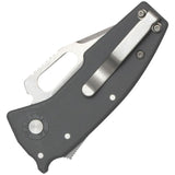 Demko Nano Shark Shark-Lock Gray GRN Folding AUS-10A Clip Pt Knife 19280