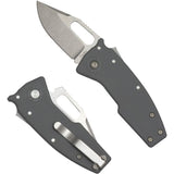Demko Nano Shark Shark-Lock Gray GRN Folding AUS-10A Clip Pt Knife 19280