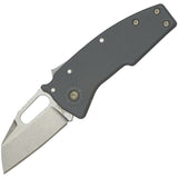 Demko Nano Shark Shark-Lock Gray GRN Folding AUS-10A Shark Foot Knife 19283