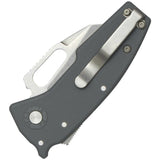 Demko Nano Shark Shark-Lock Gray GRN Folding AUS-10A Shark Foot Knife 19283