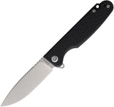 Daggerr Knives Dopey Linerlock Black FRN Folding 8Cr13MoV Pocket Knife DPMBKSW
