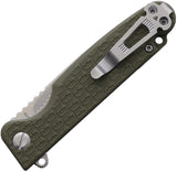 Daggerr Knives Dopey Linerlock OD Green FRN Folding 8Cr13MoV Pocket Knife DPMOLSW