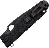 Daggerr Knives Florin Linerlock Blackout FRN Folding 8Cr14MoV Pocket Knife FLMNBKBW