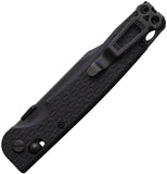 Daggerr Knives Pike Crossbar Lock Blackout FRN Folding 8Cr14MoV Pocket Knife PKXBKBW