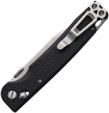 Daggerr Knives Pike Crossbar Lock Black FRN Folding 8Cr14MoV Pocket Knife PKXBKSW