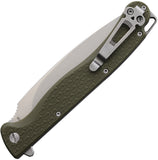 Daggerr Knives Pero Linerlock OD Green FRN Folding 8Cr14MoV Pocket Knife PRFOLSW
