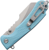 Daggerr Knives Rhino Linerlock Light Blue FRN Folding 8Cr14MoV Pocket Knife RNTFSW