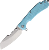 Daggerr Knives Rhino Linerlock Light Blue FRN Folding 8Cr14MoV Pocket Knife RNTFSW
