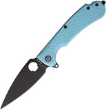 Daggerr Knives Resident Linerlock Light Blue FRN Folding Black 8Cr14MoV Pocket Knife RSTFBW