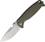 DPx Gear HEST Classic Framelock Green Folding Sleipner Steel Pocket Knife HSF039