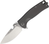 DPx Gear HEST Urban Framelock Gray Titanium Folding Bohler M390 Pocket Knife HSF050