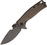 DPx Gear HEST Urban Framelock Bronze Titanium Folding Bohler M390 Pocket Knife HSF053