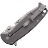 DPx Gear HEST 4.0 Framelock Gray Titanium Folding MagnaCut Pocket Knife HSF403