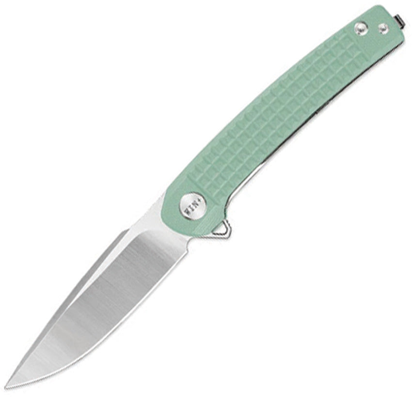 NWA7831ダイオジェナイト5.1g Dreamtech Linerlock G10 Jade Folding Knife | Premium EDC at AK
