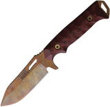 Dawson Knives Shepherd Red & Black G10 Arizona Copper MagnaCut Fixed Blade Knife 15954