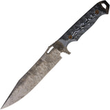 Dawson Knives Marauder XL White & Black G10 Monsoon MagnaCut Fixed Blade Knife 16203