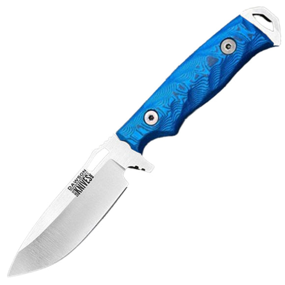 Dawson Knives Nomad Blue & Black G10 CPM-MagnaCut Fixed Blade Knife 16357