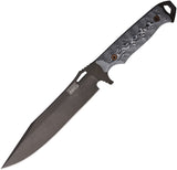 Dawson Knives Marauder XL White & Black G10 Midnight MagnaCut Fixed Blade Knife 1667