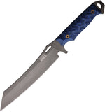 Dawson Knives Wayfinder Black & Blue G10 Midnight MagnaCut Fixed Blade Knife 47438