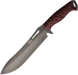 Dawson Knives Archangel Black & Red G10 Midnight MagnaCut Fixed Blade Knife 47537