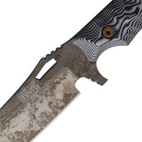 Dawson Knives Wayfinder Black & White G10 Monsoon MagnaCut Fixed Blade Knife 47551