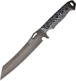 Dawson Knives Wayfinder Black & White G10 Midnight MagnaCut Fixed Blade Knife 47766