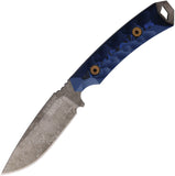 Dawson Knives Contractor Black & Blue G10 Monsoon MagnaCut Fixed Blade Knife 47810