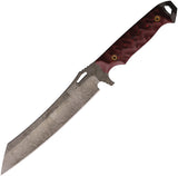 Dawson Knives Wayfinder Black & Red G10 Monsoon MagnaCut Fixed Blade Knife 47827