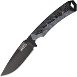 Dawson Knives Contractor Black & White G10 Midnight MagnaCut Fixed Blade Knife 48015