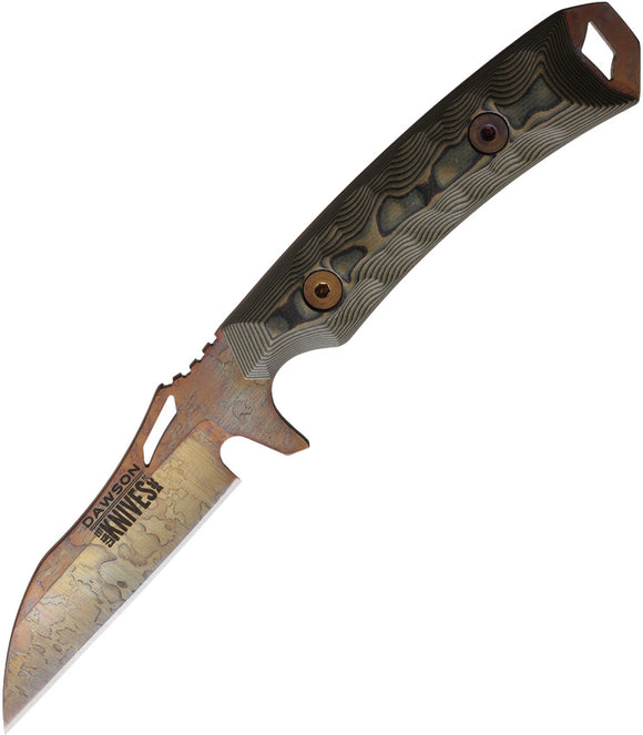 Dawson Knives Revelation Ultrex Camo G10 Arizona Copper Fixed Blade Knife 48522