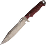 Dawson Knives Marauder XL Red & Black G10 Monsoon MagnaCut Fixed Blade Knife 49017