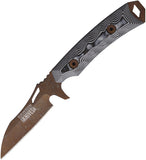 Dawson Knives Revelation Black & White G10 Arizona Copper MagnaCut Fixed Blade Knife 49208