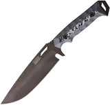 Dawson Knives Summit Black & White G10 Midnight MagnaCut Fixed Blade Knife 60004