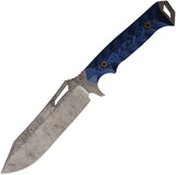 Dawson Knives Shepard XL Blue & Black G10 Monsoon MagnaCut Fixed Blade Knife 83731
